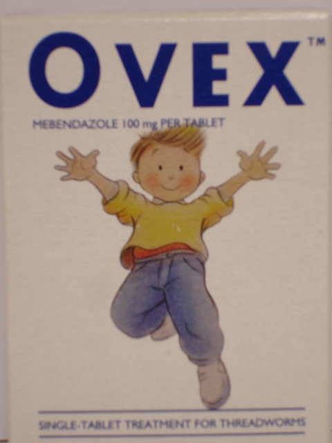 Ovex Tablets Mebendazole 100mg 1